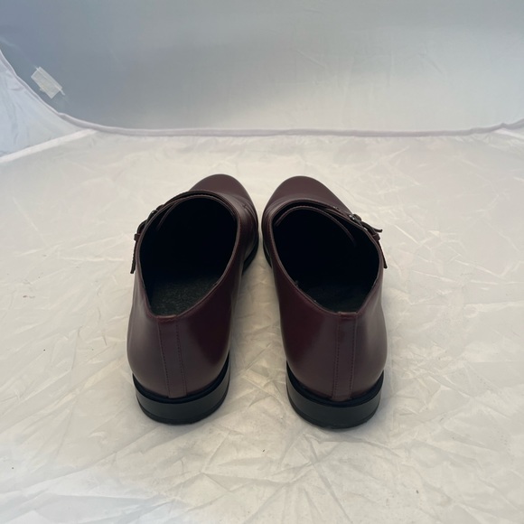 Aldo burgundy double monk loafers. Size 10 women’s - Picture 2 of 6